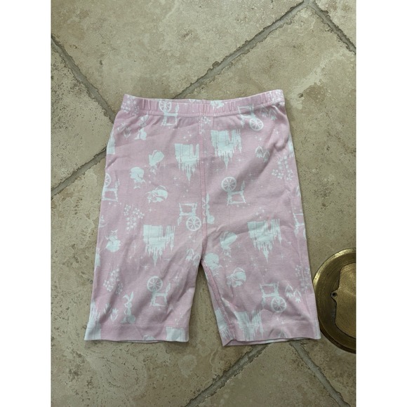 HANNA ANDERSSON Disney Pink Aurora Organic Short pajamas, Size 150 (12) - Picture 6 of 7